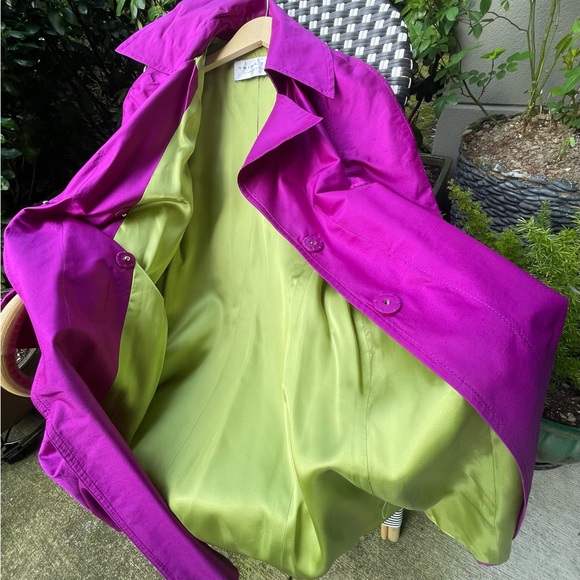 Trina Turk Magenta Pea Coat - Picture 17 of 17